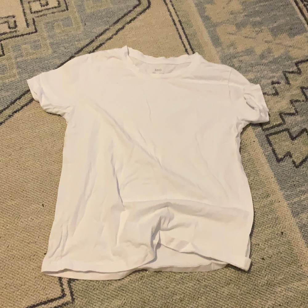 mango classic white tee